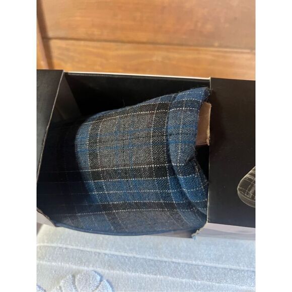 Memory Foam Men’s Plaid Slippers Sz XL (11-12) NIB - Picture 2 of 6